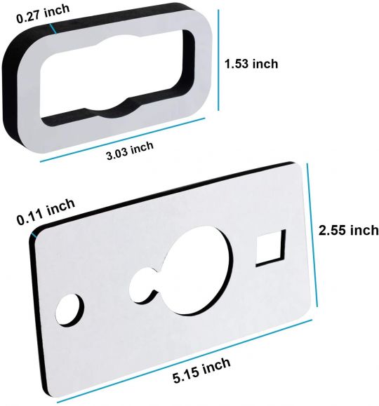 Hummer H2 & H2 SUT Roof Cab Marker Light Gasket Set